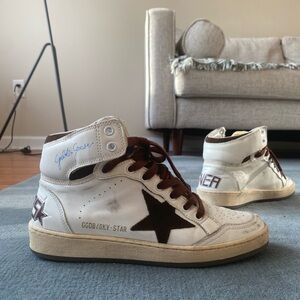 Golden Goose Sky-Star High Too Lace-up Sneakers
